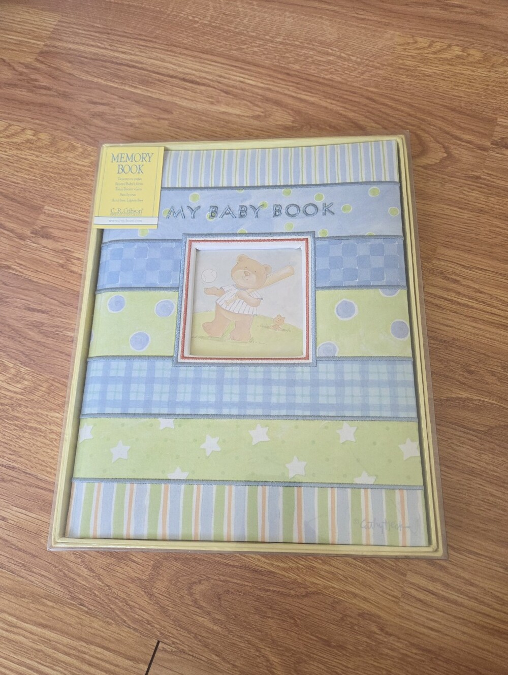 C.R. Gibson Cathy Heck Baby Boy Memory Book New Nursery Newborn Gift